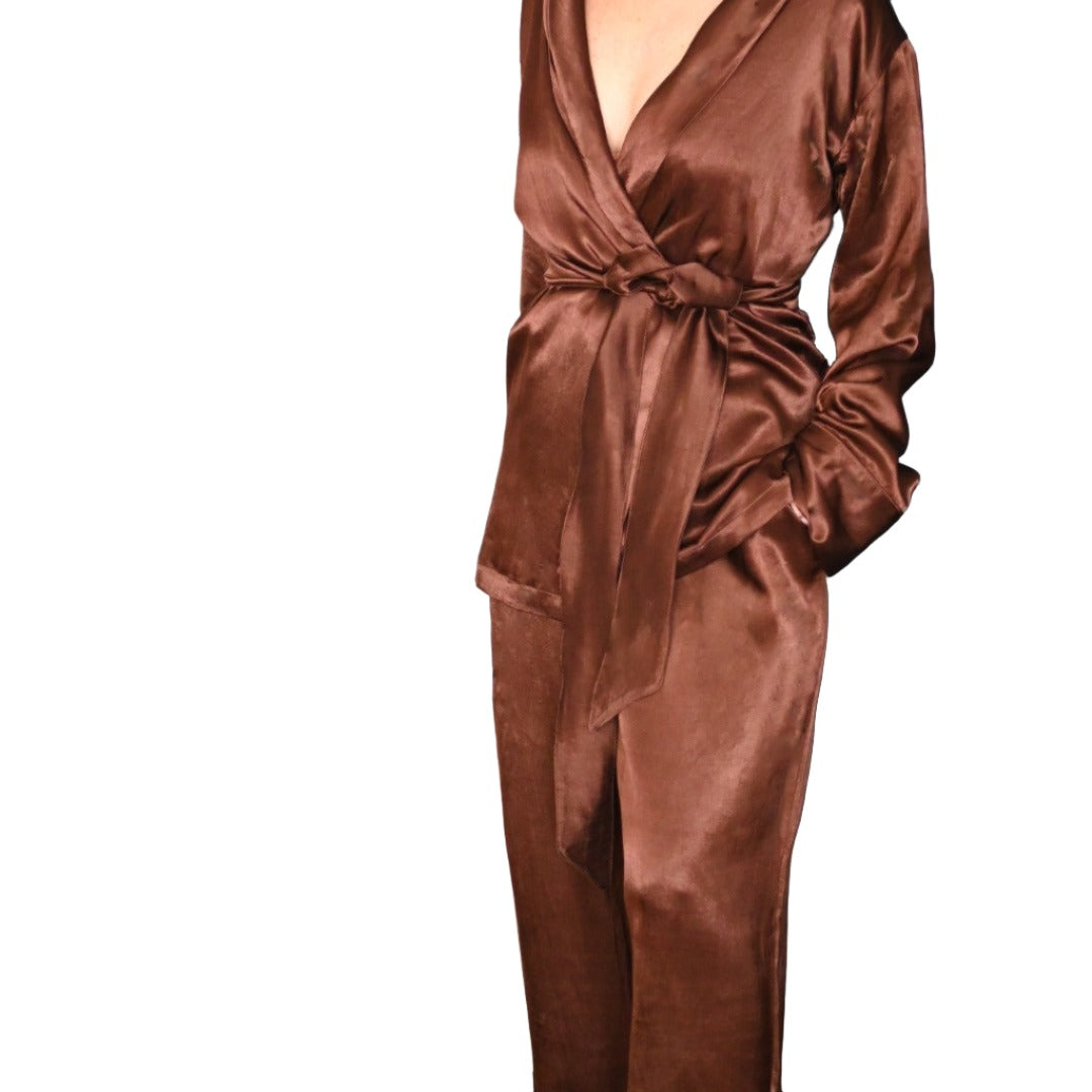 Australian designed quiet luxury organic silk loungewear